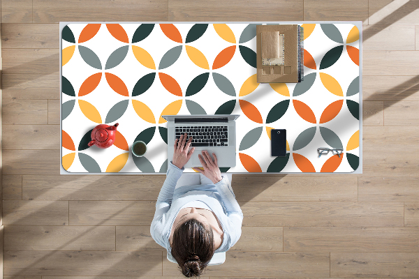 Full desk pad geometric wheels