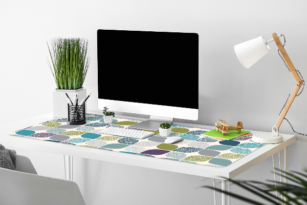 Full desk pad geometric pattern