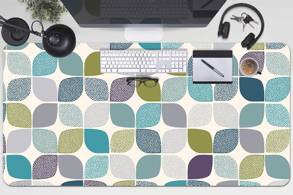 Full desk pad geometric pattern