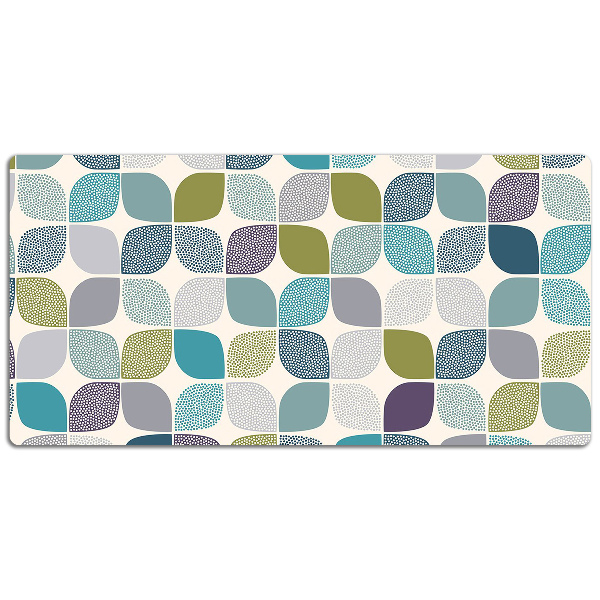 Full desk pad geometric pattern