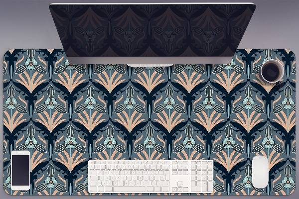 Full desk mat Vintage flowers