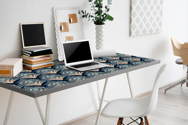 Full desk mat Vintage flowers
