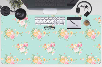 Full desk pad pastel bouquets