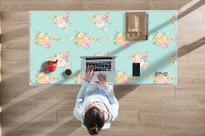 Full desk pad pastel bouquets