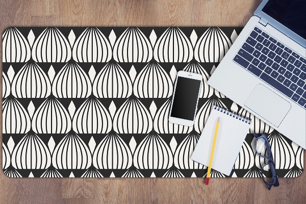 Large desk mat for children retro pattern