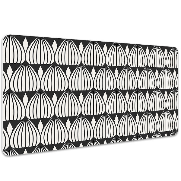Large desk mat for children retro pattern