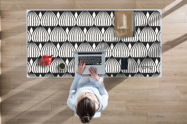 Large desk mat for children retro pattern