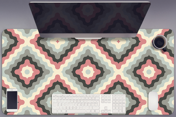 Desk pad optical illusion