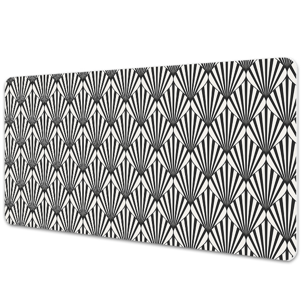 Desk mat geometric patterns