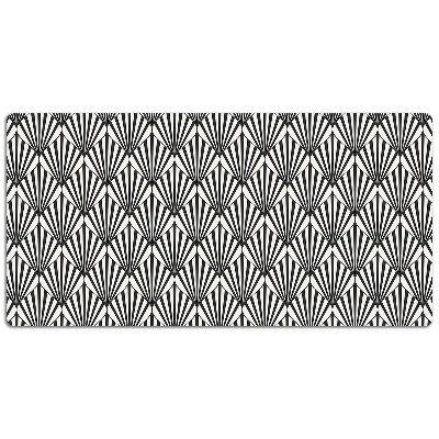 Desk mat geometric patterns