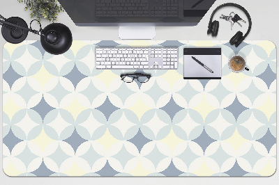 Large desk mat for children retro pattern