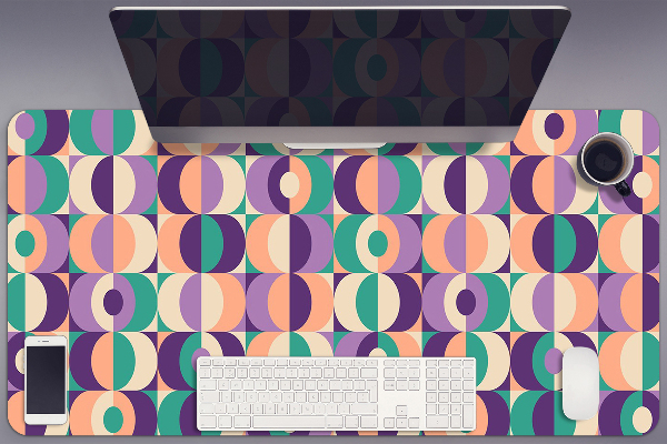 Desk pad Squares and circles