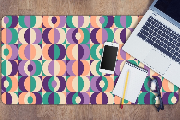 Desk pad Squares and circles