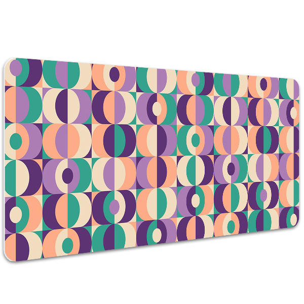 Desk pad Squares and circles