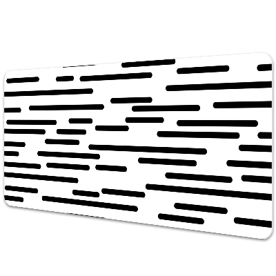 Full desk protector dashed lines