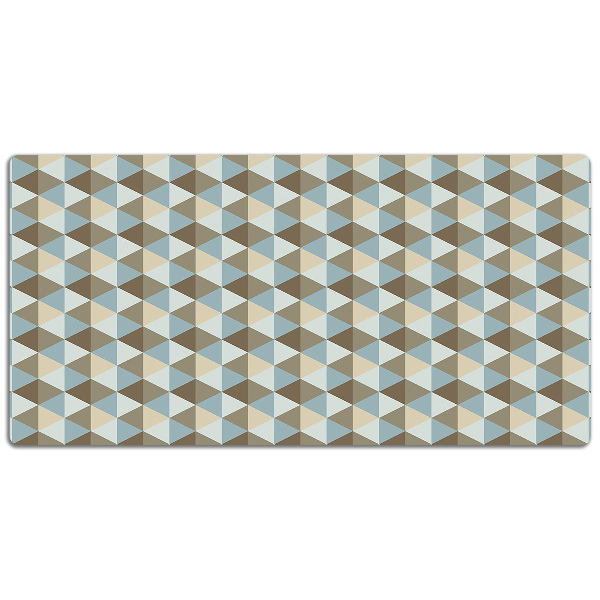 Large desk pad PVC protector retro illusion
