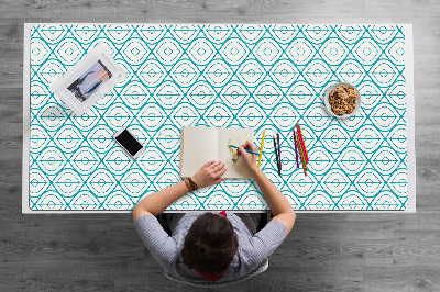 Large desk mat for children retro pattern