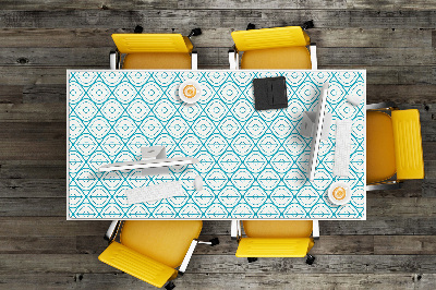 Large desk mat for children retro pattern