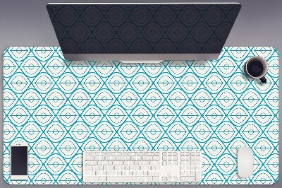 Large desk mat for children retro pattern