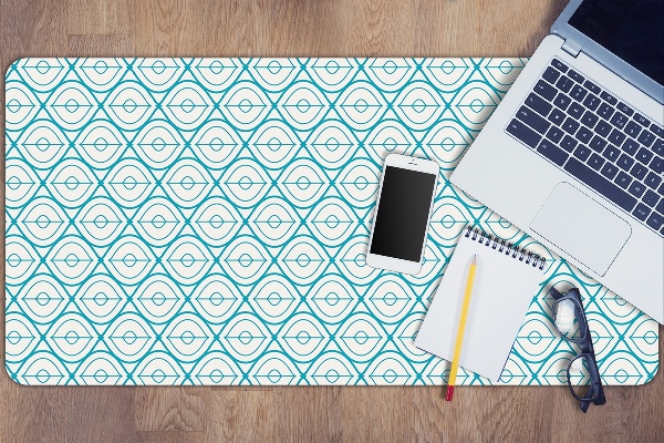 Large desk mat for children retro pattern