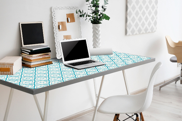Large desk mat for children retro pattern