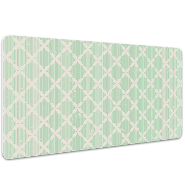 Large desk mat table protector colorful pattern
