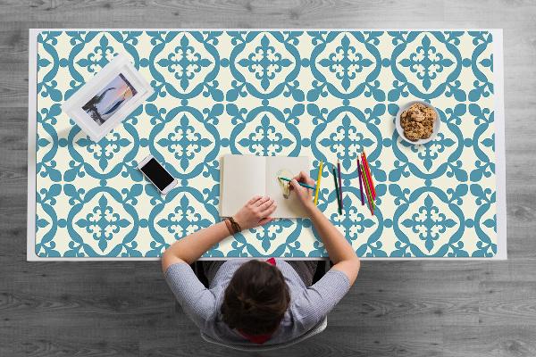 Large desk pad PVC protector green pattern
