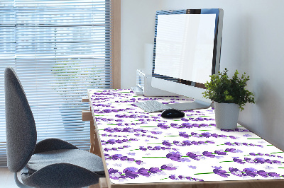 Large desk mat for children Lavender