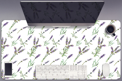 Full desk mat lavender flowers