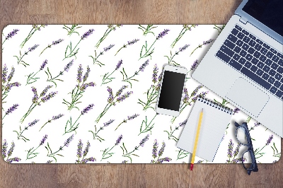 Full desk mat lavender flowers