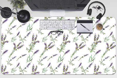 Full desk mat lavender flowers