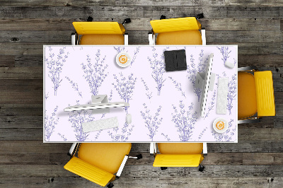 Full desk mat lavender flowers