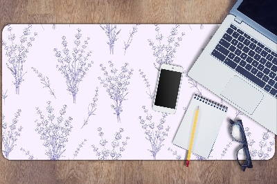 Full desk mat lavender flowers