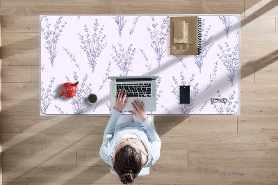 Full desk mat lavender flowers