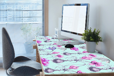 Desk mat Crocuses with onions