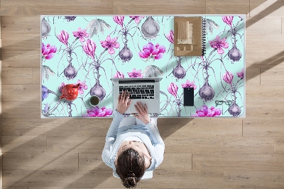 Desk mat Crocuses with onions