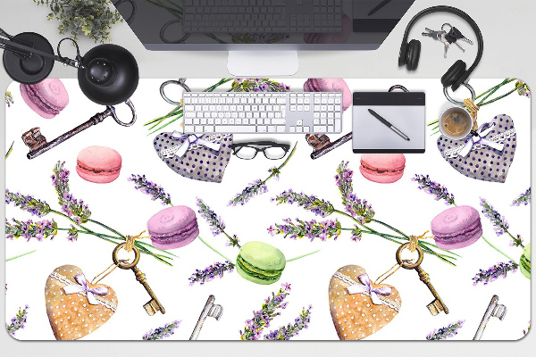 Desk mat Retro old keys
