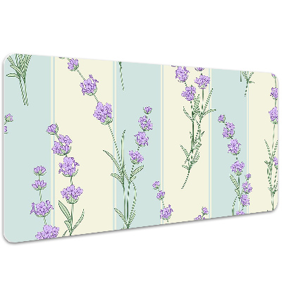 Full desk mat lavender flowers