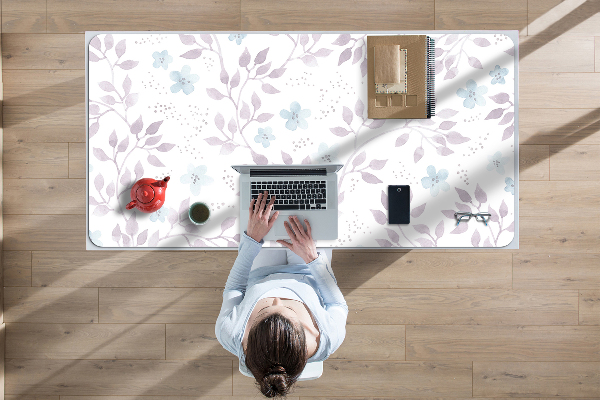 Full desk protector Twigs with leaves