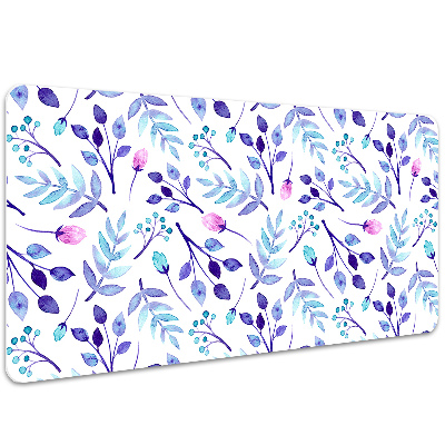 Full desk pad purple twigs