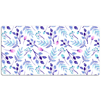 Full desk pad purple twigs