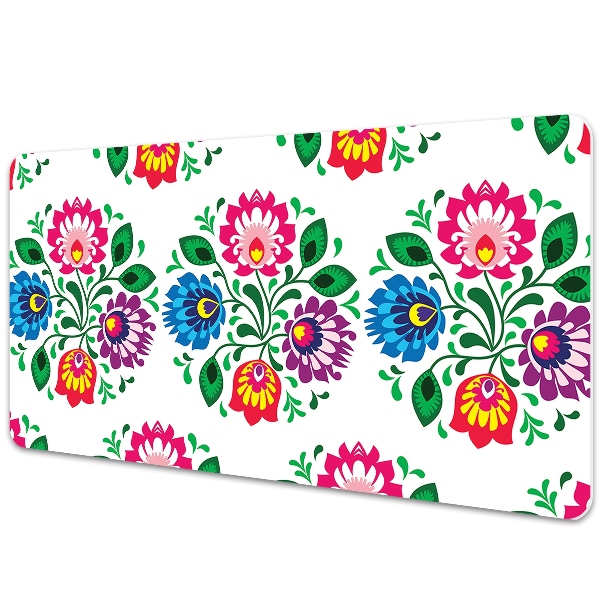 Desk mat Flowers folk style