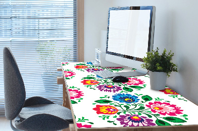 Desk mat Flowers folk style