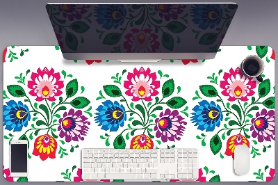 Desk mat Flowers folk style