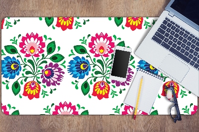 Desk mat Flowers folk style