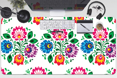 Desk mat Flowers folk style