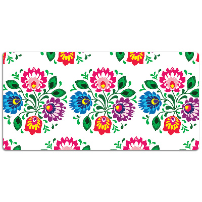 Desk mat Flowers folk style