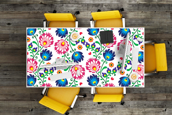 Large desk mat for children Polish folk