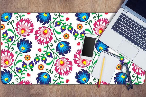 Large desk mat for children Polish folk