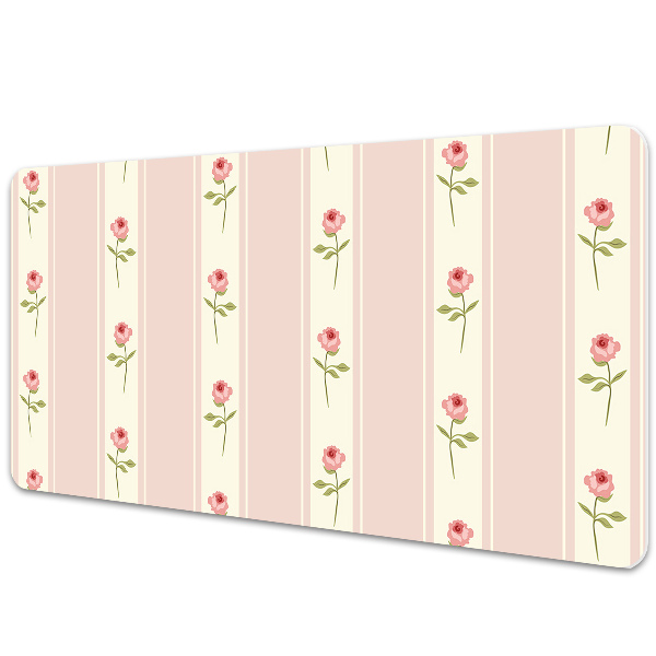 Large desk mat for children Roses